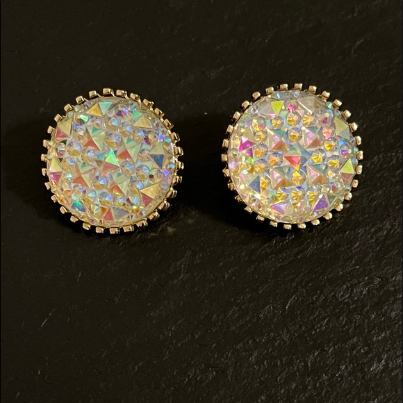 Iridescent Statement Earrings - Picture 3 of 8